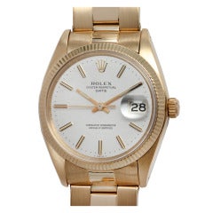 Rolex Yellow Gold Date Wristwatch circa 1978