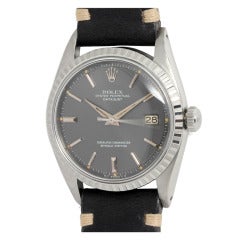 Rolex Stainless Steel Oyster Perpetual Datejust Wristwatch circa 1960