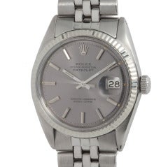Rolex Stainless Steel Datejust Wristwatch circa 1968