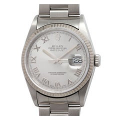 Rolex Stainless Steel Datejust Wristwatch circa 1994