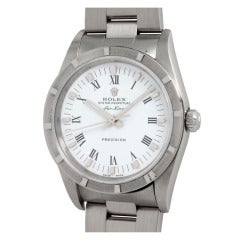 Rolex Stainless Steel Airking Wristwatch circa 2005