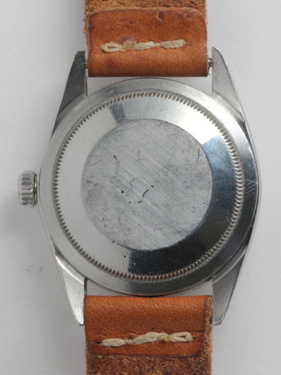 Rolex Stainless Steel Explorer Wristwatch Ref 1016 circa 1988 In Excellent Condition In West Hollywood, CA