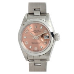 Rolex Lady's Stainless Steel Oyster Perpetual Date Wristwatch circa 2005