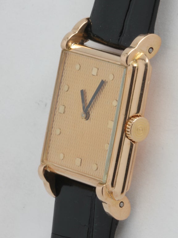 Boucheron Lady's Yellow Gold Wristwatch circa 1970s In Excellent Condition In West Hollywood, CA