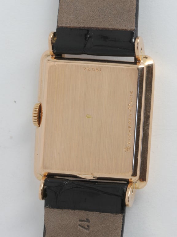 Boucheron Lady's Yellow Gold Wristwatch circa 1970s 1