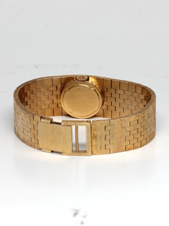 Rolex Lady's Yellow Gold Bracelet Watch circa 1960s 4