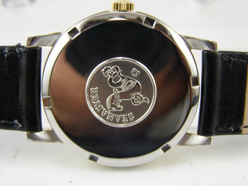 Omega Gold Shell Seamaster Wristwatch circa 1960s 1