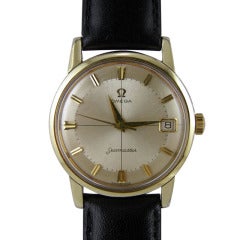 Vintage Omega Gold Shell Seamaster Wristwatch circa 1960s