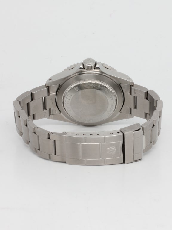  Montre-bracelet Rolex en acier inoxydable Sea Dweller circa 1982 Pour hommes 