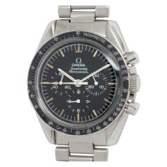 Omega Stainless Steel Speedmaster Chronograph Wristwatch circa 1976