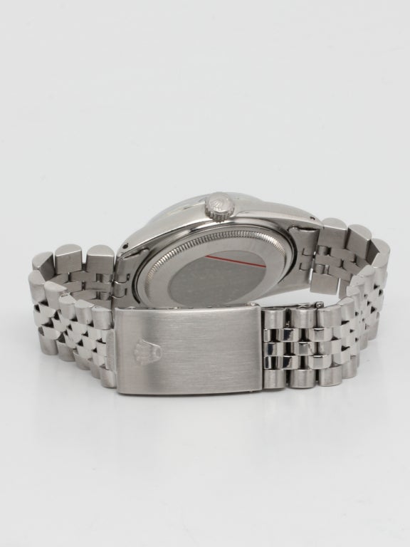 Women's or Men's Rolex Stainless Steel Datejust Wristwatch circa 1979