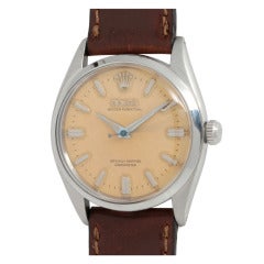 Used Rolex Stainless Steel Oyster Perpetual Wristwatch circa 1955