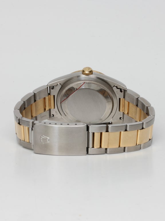 Men's Rolex Stainless Steel and Gold  Datejust Wristwatch circa 2003