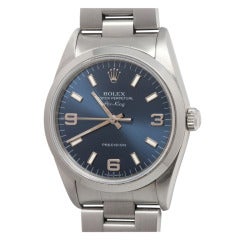 Rolex Stainless Steel Airking Wristwatch Ref 14000 circa 2006