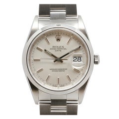 Montre-bracelet Rolex Oyster Perpetual Date en acier inoxydable, réf. 15200, datant d'environ 1995
