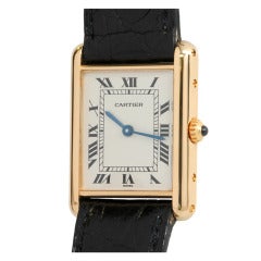 Cartier Gold Tank Louis Wristwatch circa 2000