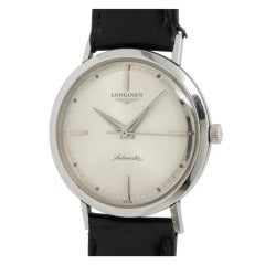 Longines Stainless Steel Automatic Wristwatch circa 1960s