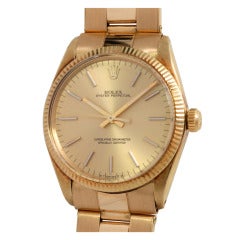 Used Rolex Yellow Gold Oyster Perpetual Wristwatch circa 1974