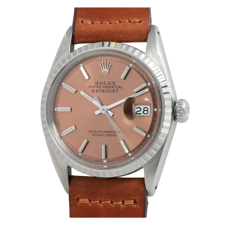 Rolex Stainless Steel Datejust Wristwatch circa 1967