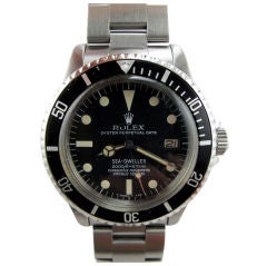 Rolex SS Seadweller ref 1665 serial # 5.7 million c