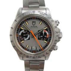 Tudor  "Monte Carlo" 2 registers manual wind chrono ref#7159/0