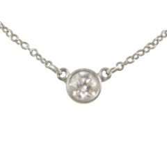 Tiffany & Co Platinum Necklace "Diamond by the Yard"