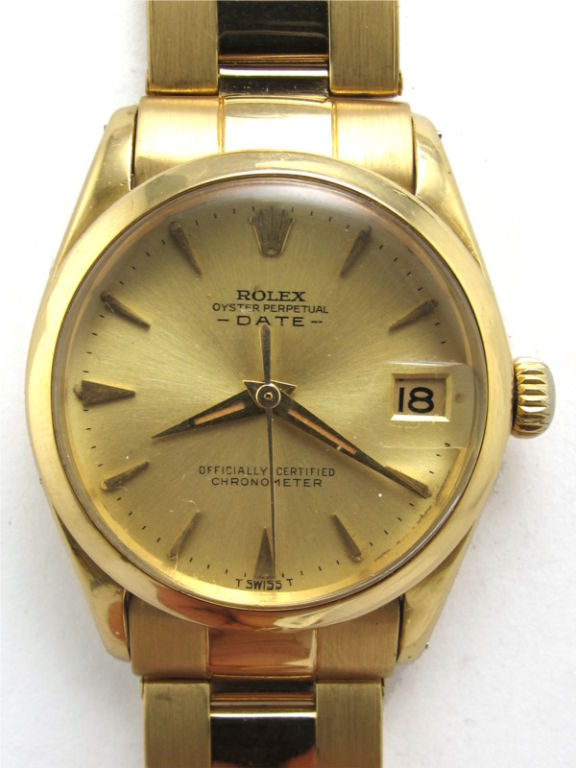 Rolex 18K Yellow Gold mid-size 