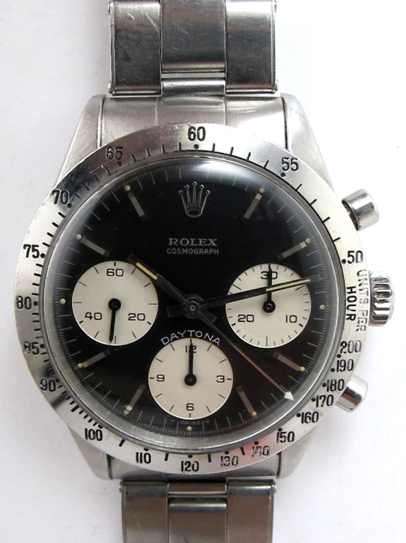 Rolex Stainless Steel Cosmograph Daytona ref # 6262 circa 1970's
