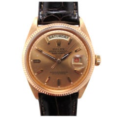 Rolex 18K Pink Gold Day Date President ref. 6611 c. 1957