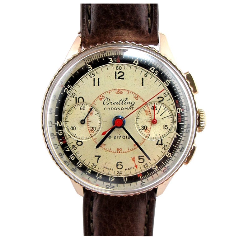 Breitling 18K PG Chronomat Chrongraph Ref. 769 ca. 1940er Jahre