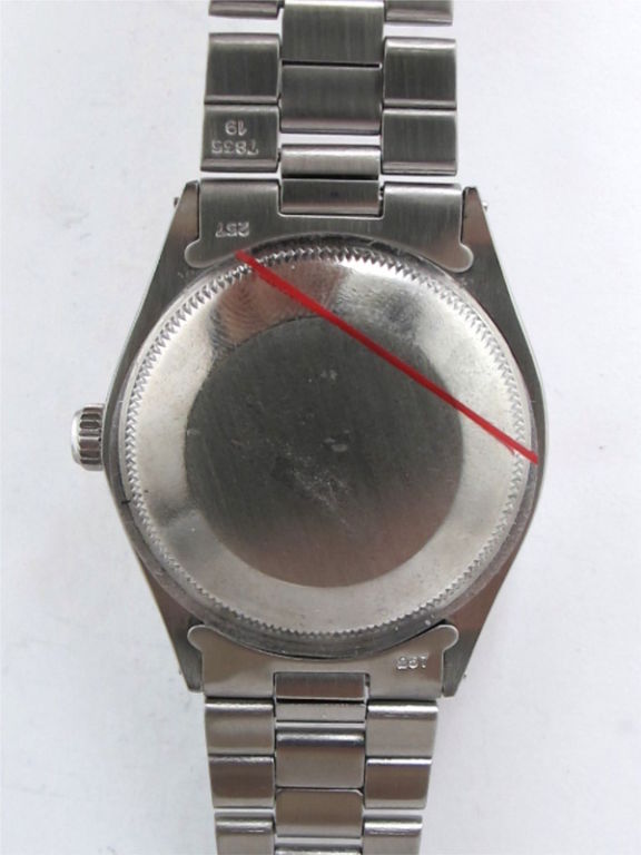 Women's or Men's Rolex Steel Air-King ref. 5500 Custom 