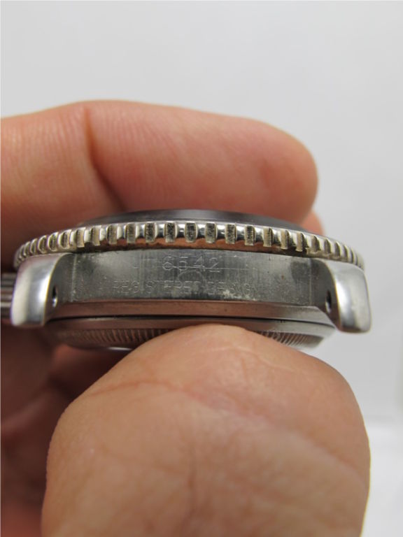 Rolex Steel GMT ref 6542 early no crown guard model circa 1958 1