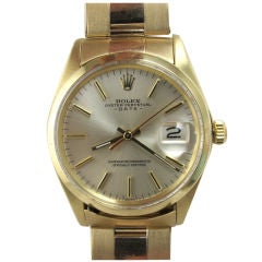 Rolex Gold Oyster Perpetual Date ref# 1503 c. 1970