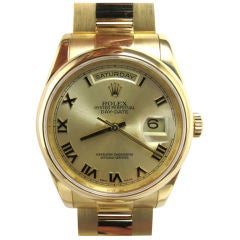 Rolex Gold Day Date Oyster President ref #118208
