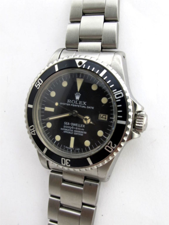 Rolex Steel Sea-Dweller ref. 1665 "Rail Dial" circa 1978