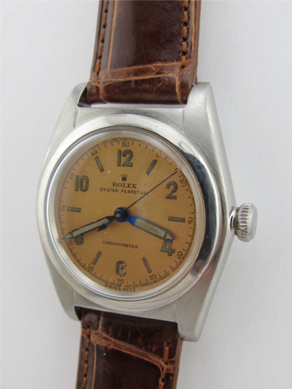 Rolex Steel Bubbleback ref# 2940 circa 1946
