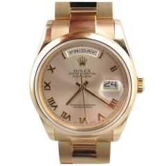 Rolex Pink Gold Day-Date President ref. 118205 c. 2001