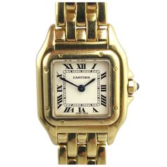 Lady Cartier Gold Panther Classic Model