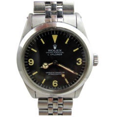 Retro Rolex Steel Explorer I ref. 1016 circa 1970s