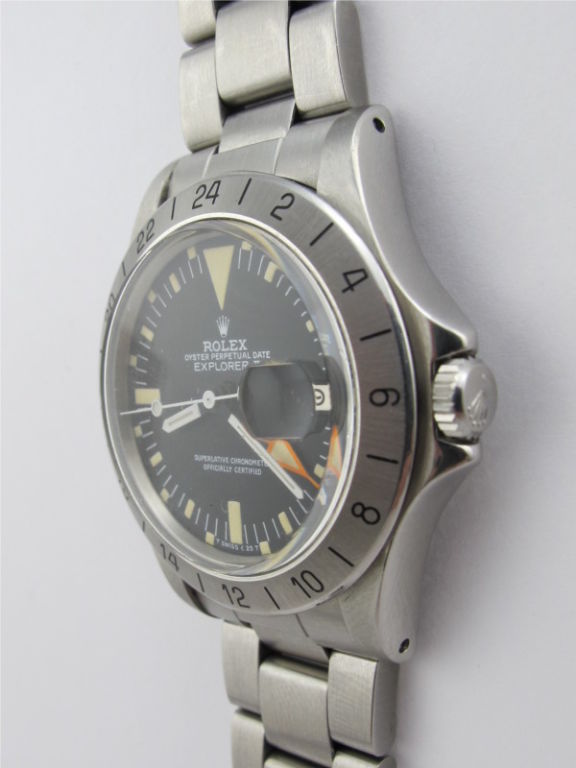 Rolex Steel Explorer II ref. 1655 Orange Hand c. 1973 "McQueen"