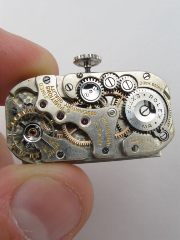 Women's Rolex Silver ref 1490 Branchard Prince, duo dial doctor's watch