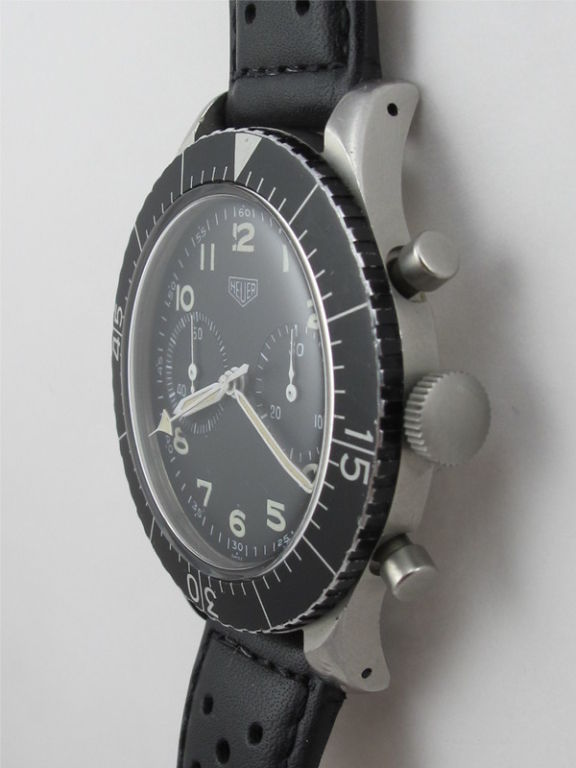 Heuer Steel Bundeswehr Military Chronograph
