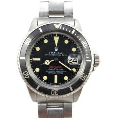 Rolex Submariner en acier, numéro de série 1680, 2,7 millions d'exemplaires, vers 1973