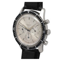 UNIVERSAL Stainless Steel Compax Chronograph circa 1960s
