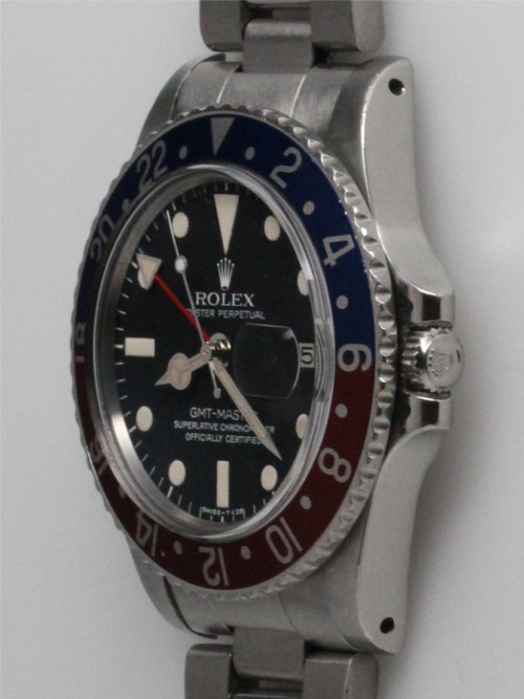ROLEX Steel Gmt-Master ref. 1675 circa 1978