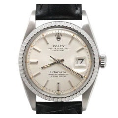 ROLEX Steel Datejust Tiffany & Co. Ref. c1960s