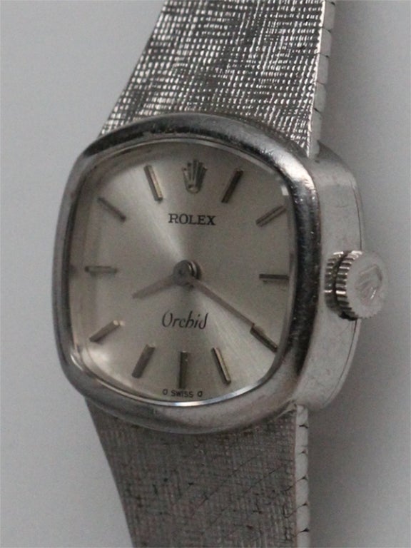 Rolex Gold TV Shaped Case circa 1970's