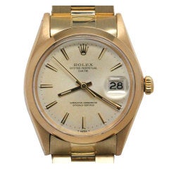 Vintage Rolex Go;d Oyster Perpetual Date ref 1503 circa 1969