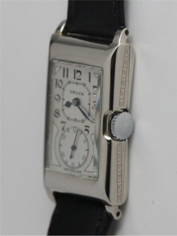 Gruen Gold Duo Dial Doctor's Watch circa 1930's