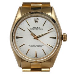 Rolex Gold Oyster Perpetual circa